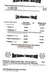 Les Arts Officiel menu