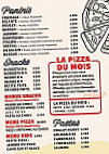 Dino Pizza menu