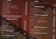 Pizzeria El Rapido menu