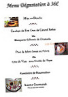 La Table de Marinette menu