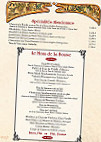 Brasserie de La Bourse menu