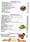 Saigon D'asie menu