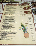 Imbiss Leckerchen menu