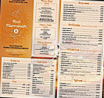 Riad Marrakech 2 menu
