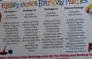 Krispy Cones Soft Serve Ice menu