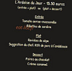 Le Bois Dore menu