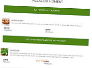 Pizza Chez Louis menu