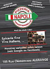 Le Napoli menu