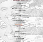 Fred L'Ecailler menu