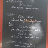 Des Arts menu