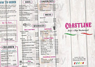 Coastline Fish And Chips Restuarant menu