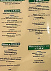 Le Saint Germain menu