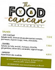 Food Cancan menu