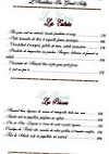 Hostellerie Du Grand Sully menu