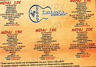 Los Parrandas Iii menu
