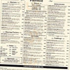Fairmile menu