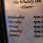 Whately Inn menu