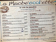 La Mache'cool'ette menu