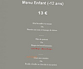 Le Relais St-Jacques menu