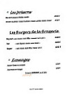 La P'tite Brasserie menu