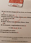 La Poule Rouge menu