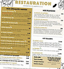 Brasserie du Baron menu