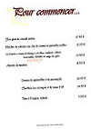 Au Caveau Du Vieux Pressoir menu