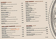 Coffee Bharath Indien menu