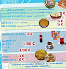 Le Kasseria menu