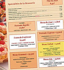 La Brasserie De Jeuxey menu