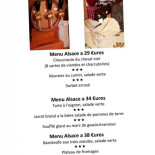 Restaurant Au Cheval Noir Carte