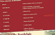 Auberge St Martin menu