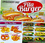 Pita Burger menu