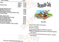 Shoreside Cafe menu