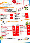 La Pelée menu