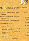 La Djaf menu