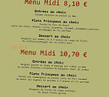 La Tonkinoise menu