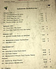 Spessarter Hof menu