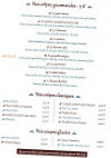 Pastel et Sarrasin menu
