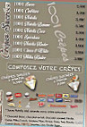 1001 Crepes menu