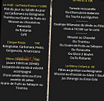 Pasta Tinto menu