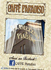 Caffe Paradiso menu