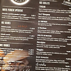 Le P Burger's menu