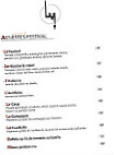 La Cabane D'oleron menu