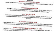 Mamma Mia's Pizza menu