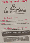 La Pastoria menu