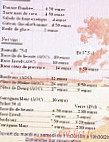 A L'ile Maurice La Case à Mimi menu