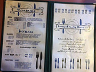 Lacey's Family Diner menu