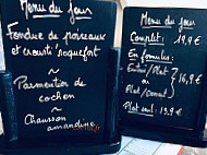 Le Boucan menu