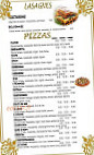 Pasta Pizza menu
